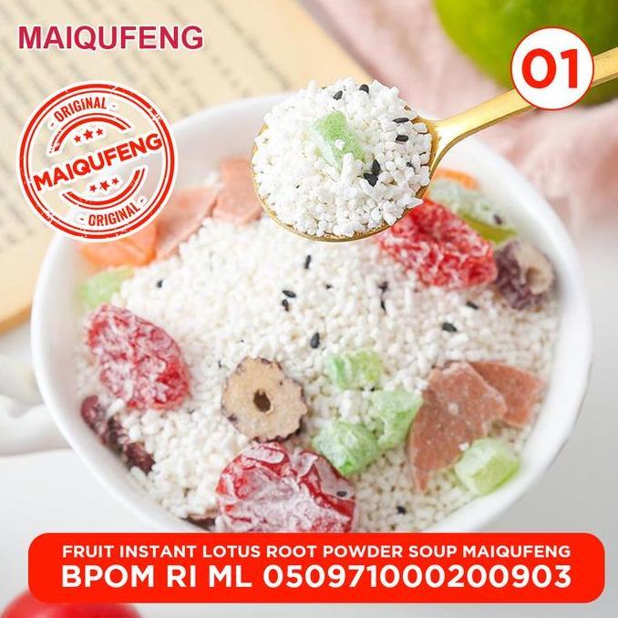 Cod,Bisa- Oufen Lotus Root Powder Maiqufeng Original Bpom Ri - Fruit Oufen Lotus  Halal