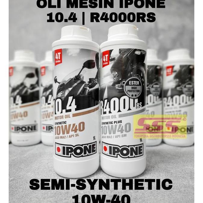 Olinol- Oli Ipone Semi Synthetic 10.4 R4000Rs 10W 40 Cbr R15 Gsx Ninja R25 Klx