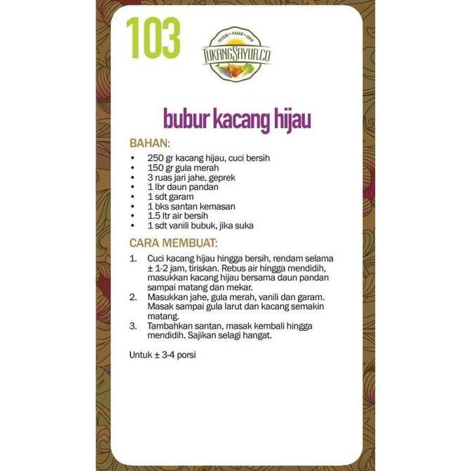 Lapakkita- Bubur Kacang Ijo / Pack