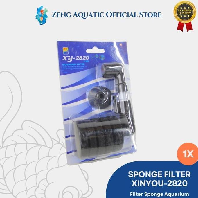 Blebeb- Xinyou Xy-2820 Sponge Filter Gantung Aquarium Biofoam Breeding Filter 40 L Zeng Aquatic Filt