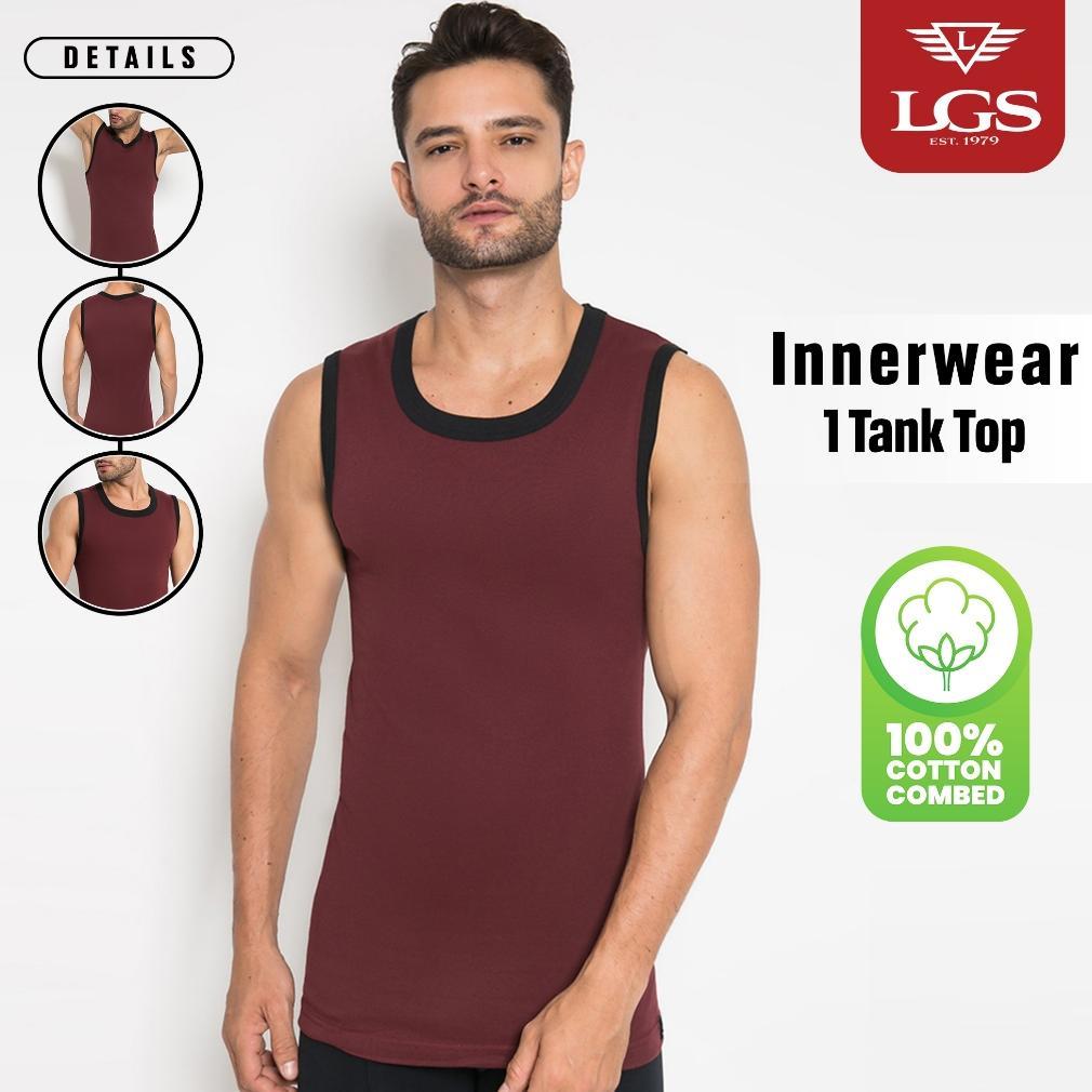 LGS - Innerwear - Pakaian Dalam Pria - Paket 1 - TankTop - LETS.003.441.M&H.7C