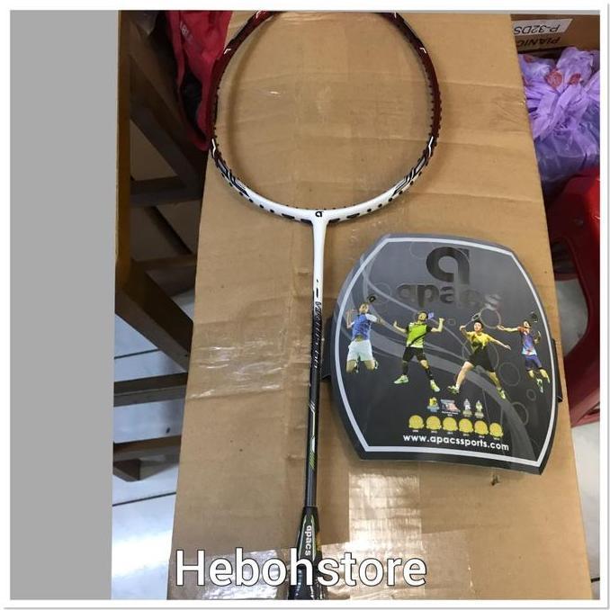 Mintonoi- Raket Badminton Apacs Virtus 66 Original Bisa 35 Lbs Bonus Grip