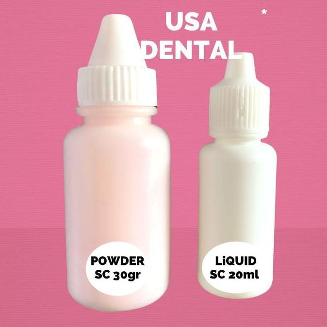 POWDER GUSI GIGI PALSU PAKET HEMAT 50 || BAHAN GUSI GIGI PALSU