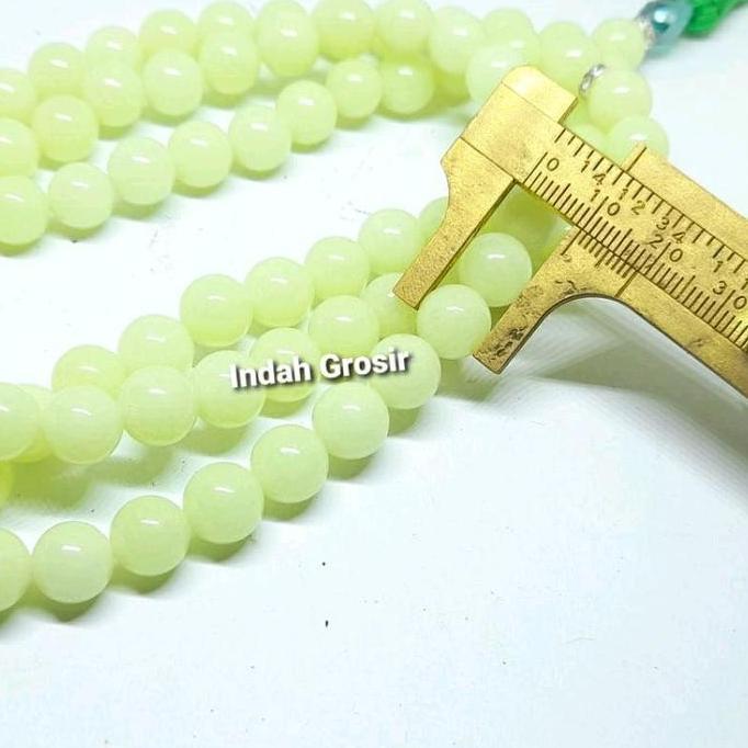 Murah Batu Posfor Pospor Hijau Bercahaya Tasbih 10Mm 99Butir Asli Batu Fosfor Hijau