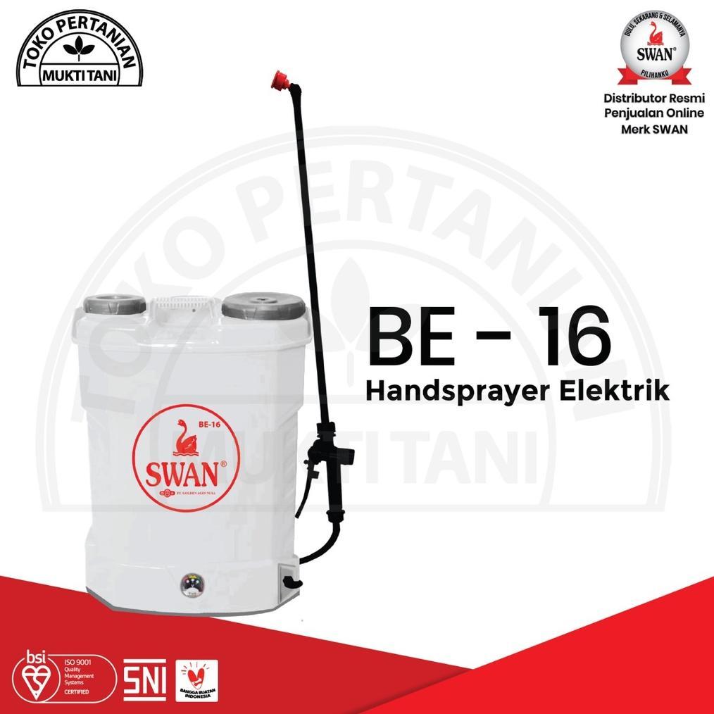 Promo Alat Semprot Tangki Swan Elektrik Be16 16 Liter/Sprayer Swan Electric Be 16 ..