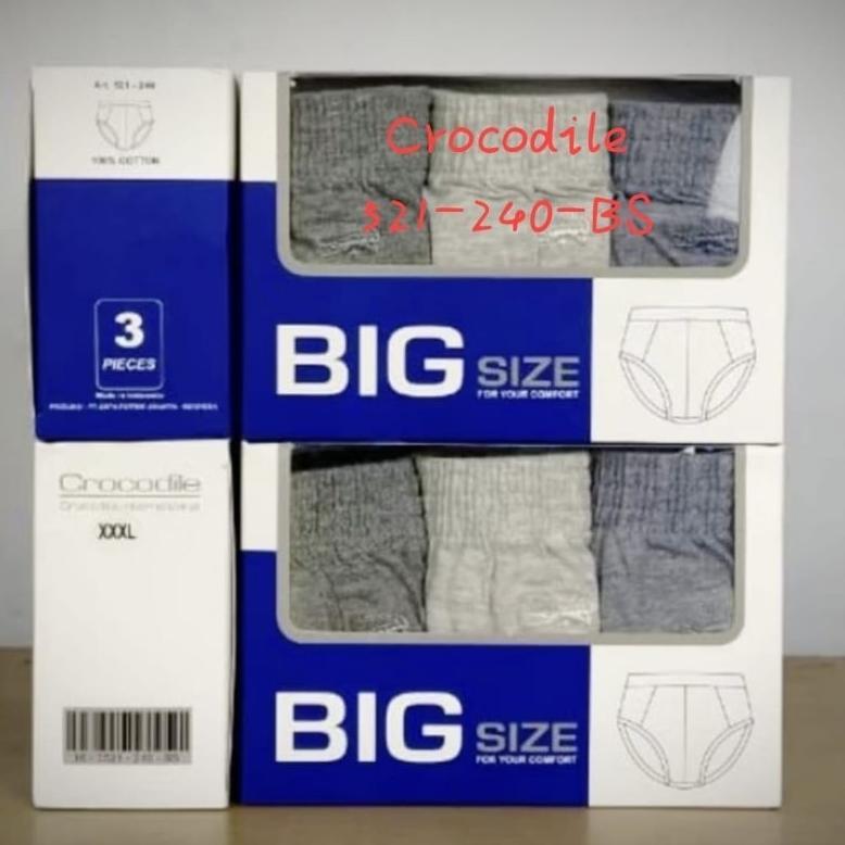 Crocodile Celana dalam Pria Katun BIG SIZE - CD Brief JUMBO Original