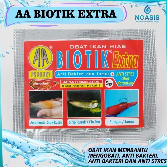 Blebeb- Obat Ikan / Biotik Extra / 5G R/ Sachaet / Aa