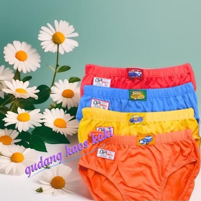 DI4 - 6 Pcs Sempak Anak Laki Celana Dalam Polos Anak Cowok - clana dalam - Celana Dalam Anak Laki Se