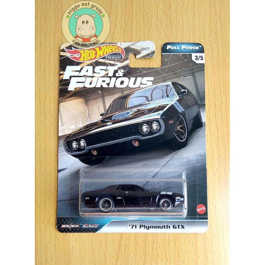 Hot Wheels Hotwheels Fast & Furious Full Force 71 Plymouth GTX