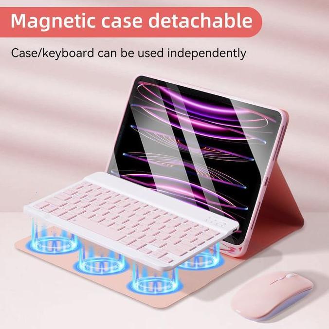 Casing Keyboard Untuk Ipad Casing Keyboard Magnetik Ipad Dengan Keyboard Dan Mouse Nirkabel Untuk Ip