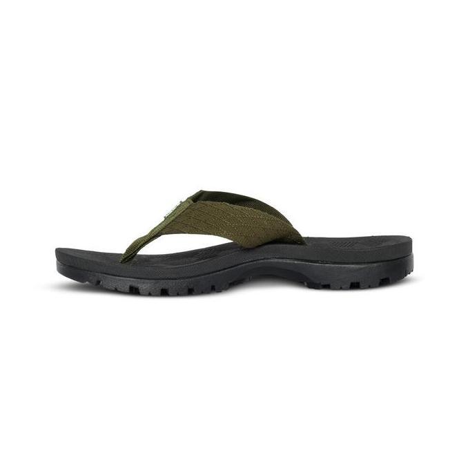 EIGER BHARDEV PINCH SOLE BLACK SANDALS