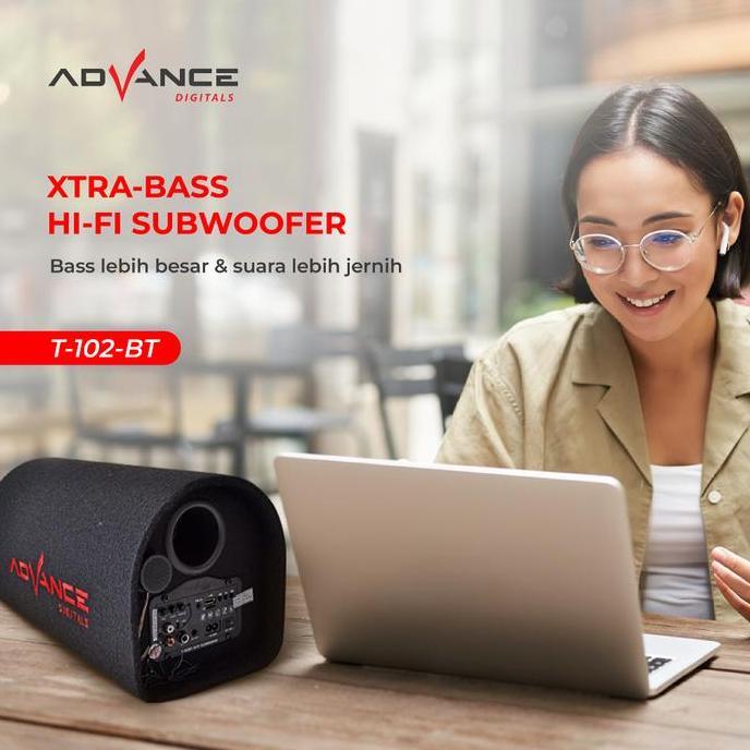 Speaker Aktif Advance T-102BT 6,5 INCH Bluetooth Radio / Speaker Bluetooth / Subwoofer Speaker Aktif