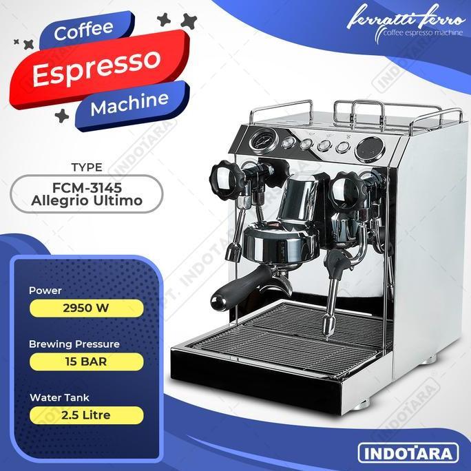 Promo Mesin Kopi Espresso Ferratti Ferro FCM-3145 Allegrio Ultimo Diskon