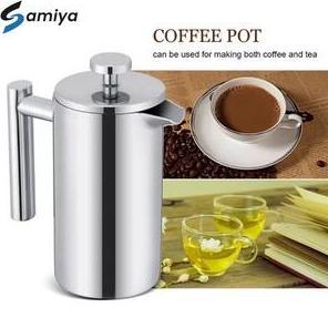 Promo french press coffee stainless / french press espresso maker stainless / coffee tea maker stain