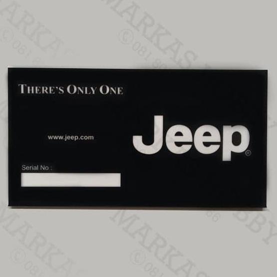 Stiker Jip There's Only One Barcode Tempel Dalam