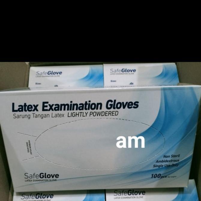 Sarung Tangan Latex/ sarung tangan karet isi 100 pcs/ sarung tangan