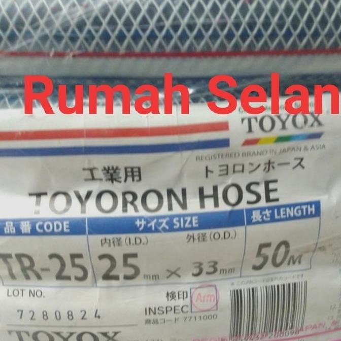 Selang Benang Toyox 1 Inch (25x33 mm) / Selang Air Toyoron TR-25 Roll