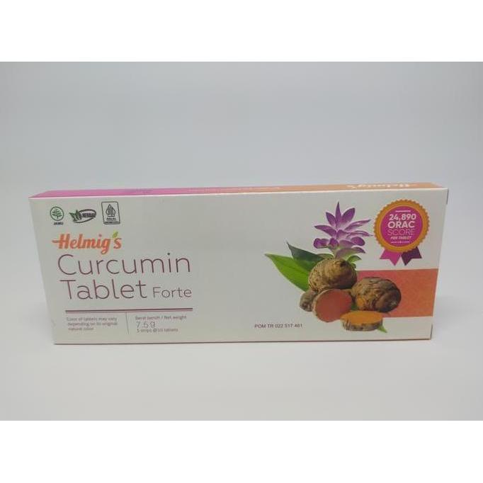 Helmigs curcumin tablet forte 25 mg untuk antioksidan tubuh