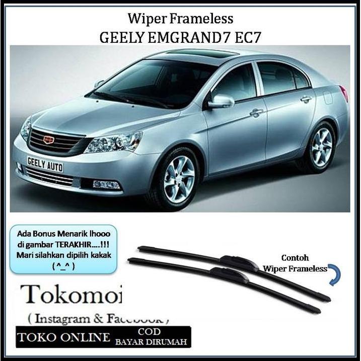 HOT DEAL WIPER TANPA BESI GEELY EMGRAND7 EC7 
