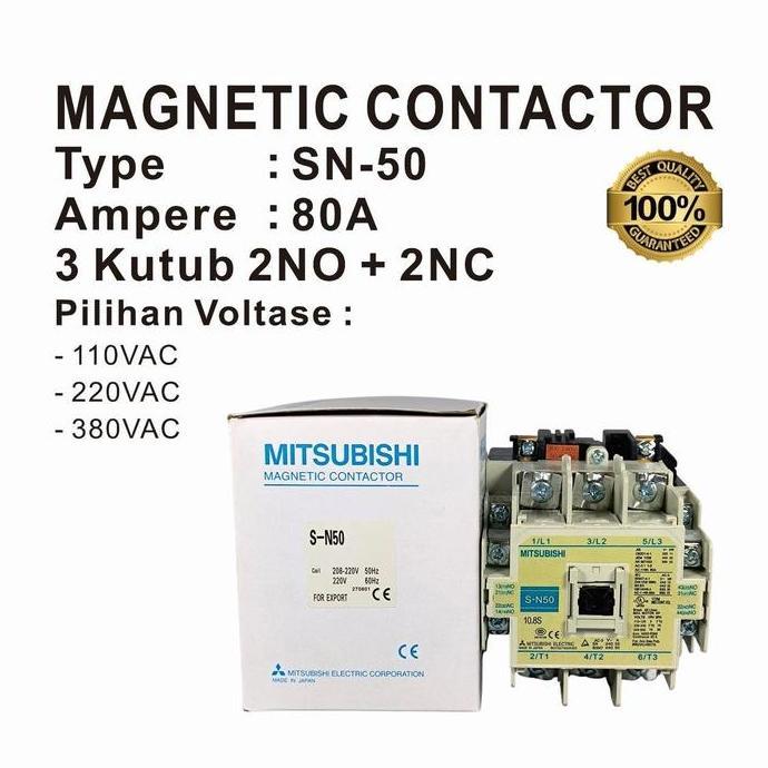 Magnetic Contactor MITSUBISHI SN-50