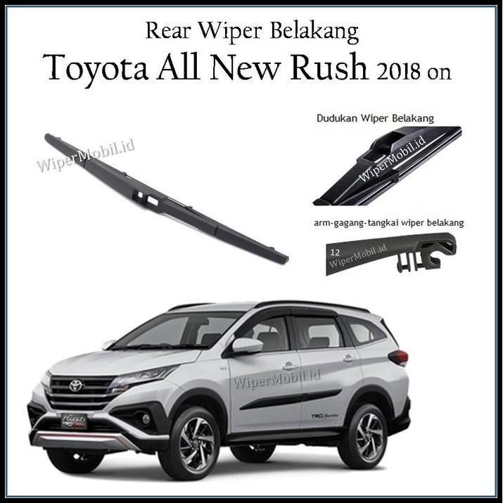 TERMURAH WIPER KACA BELAKANG MOBIL TOYOTA ALL NEW RUSH 2018 2019 2020 2021 2022 