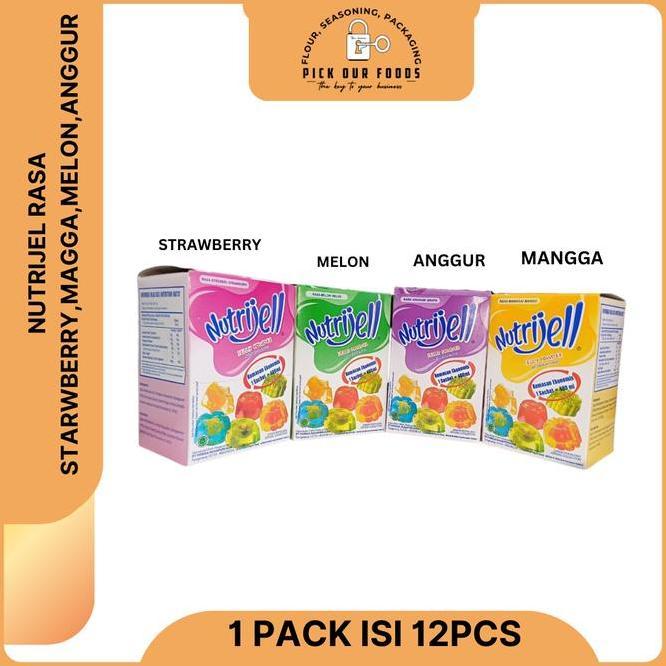 Nutrijell Agar Agar Jelly Nt Powder Nutrijell Plain Buah 1Dus