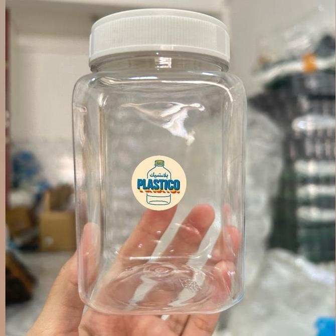 Isi 50Pcs Jar Kotak 320Ml N52 Tanpa Plug Tempat Cupang Jar Bumbu Jar Plastik Jar Kotak Jar Bumbu Pla