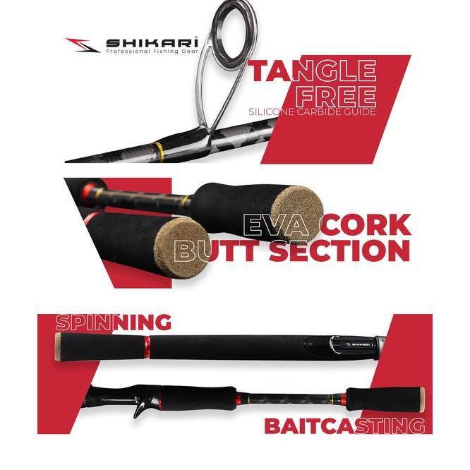 Shikari - Joran Tasman Carbon Solid 180 - Joran Pancing Pasti Ori