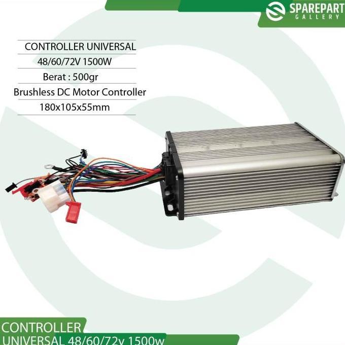 Bldc Motor Controller Universal 48/60/72V 1500W - 48-72V1500W Kualitas Terbaik Harga Termurah