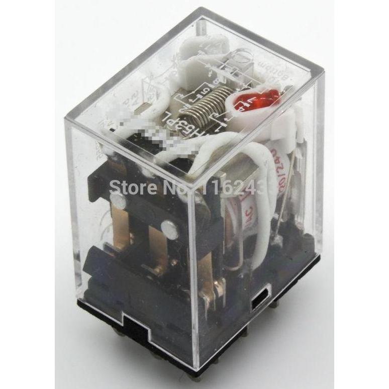 Promo RELAY LY4 14 PIN OMRON ORI 220V-AC Relai Asli ( 220 VOLT AC ) Diskon
