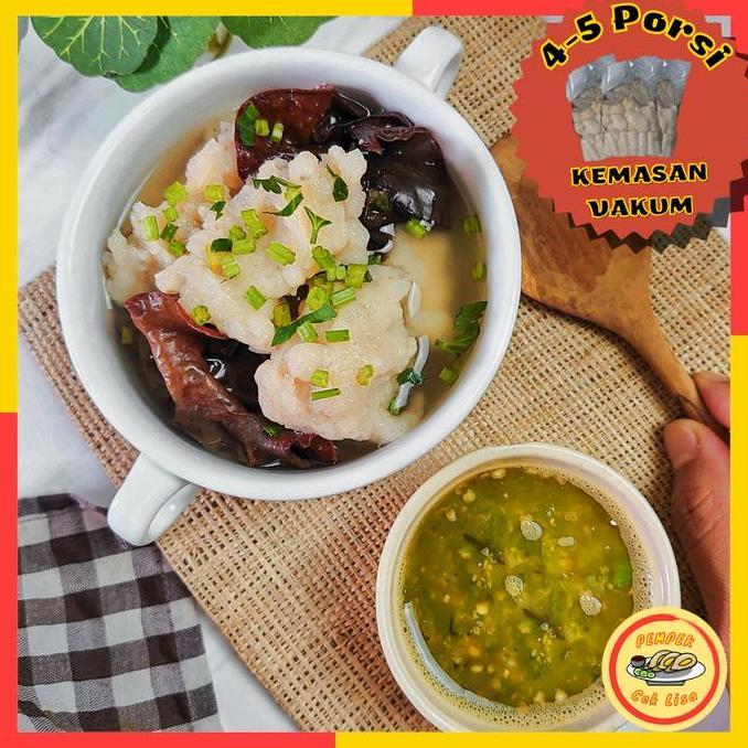 Nikmat- Tekwan Ikan Isi 75 Biji + Bumbu Untuk Kuah Dari Udang Asli Kuahnya