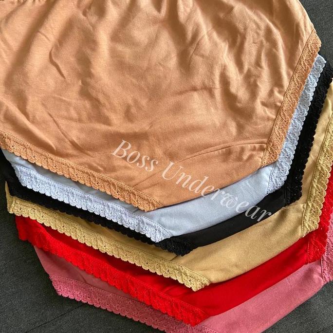 Bahanlembut- [6Pcs] Celana Dalam Yadaili Renda 613 Original | Cd Perempuan Katun | Cd Yadaili Polos 