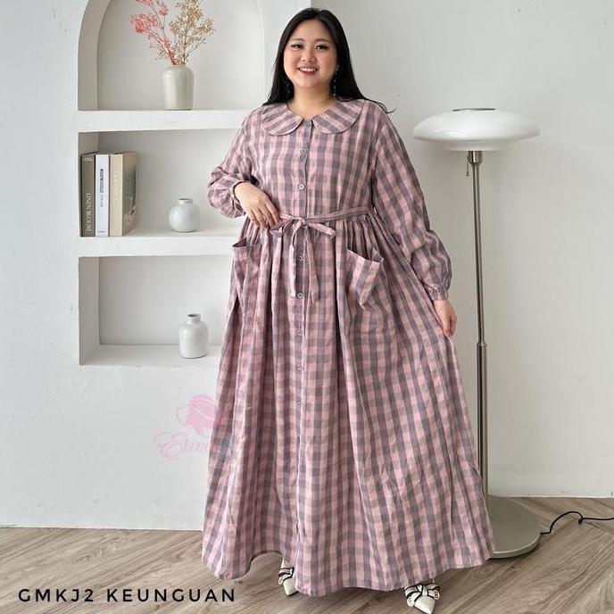 Jumbo Gamis Hanna katun ld 120 130 140 cm