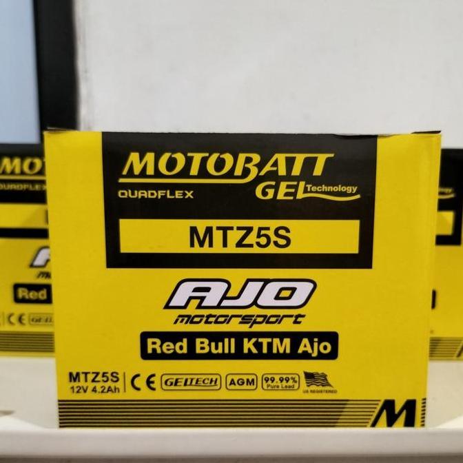 TERMURAH - Aki motor Yamaha New Vixion Motobatt MTZ5S aki kering