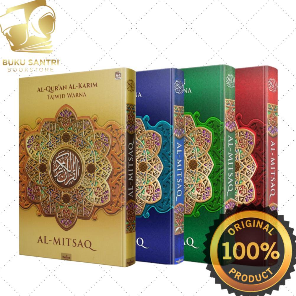 PREMIUM AL QUR'AN BESAR AL MITSAQ A4 | BEST LANSIA | ALQURAN TILAWAH TAJWID | ALQURAN TAJWID WARNA