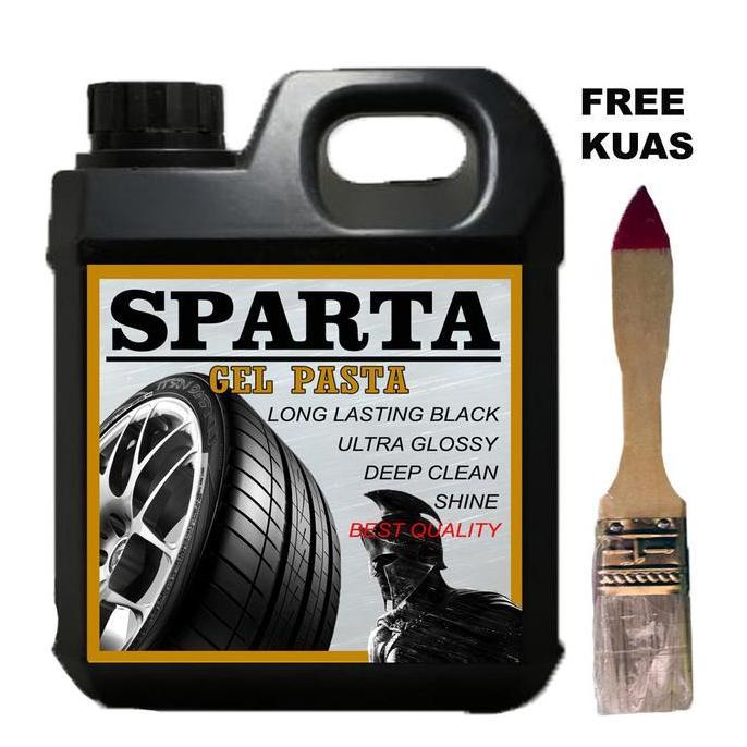 Carecar- Sparta Premium Gel Semir Ban 1 Liter / Pengkilap Ban / Penghitam Ban