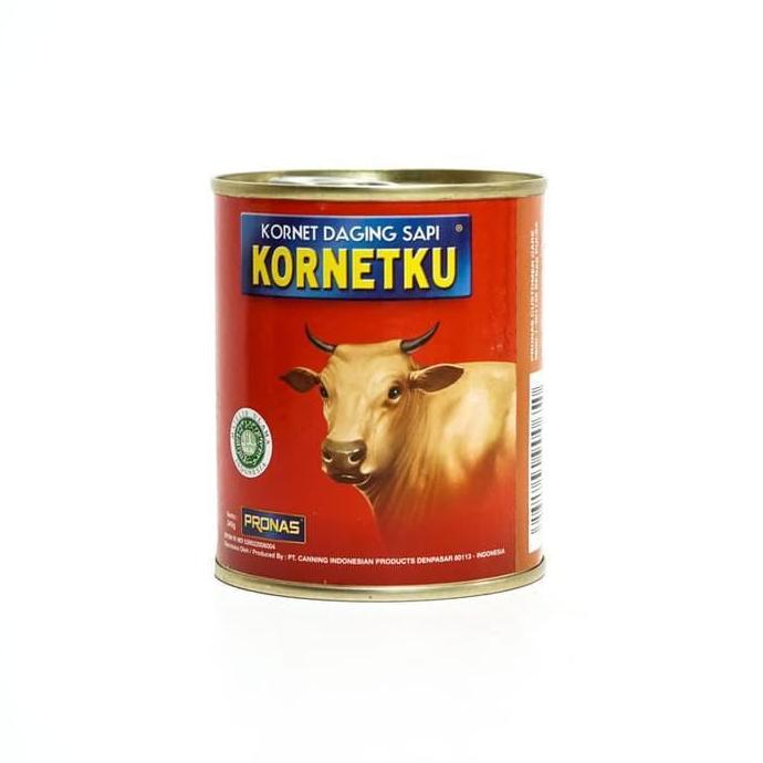 Nikmat- Kornetku Kornet Daging Sapi 340Gr / Kornetku Pronas Sapi Kaleng