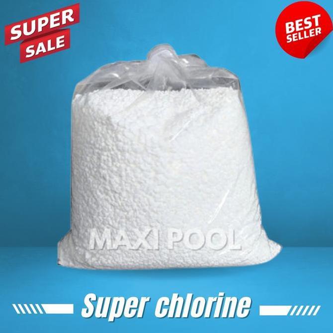 Ironwill- Kaporit Granular 90% / Obat Kolam Renang / Granular 90% / Kaporit