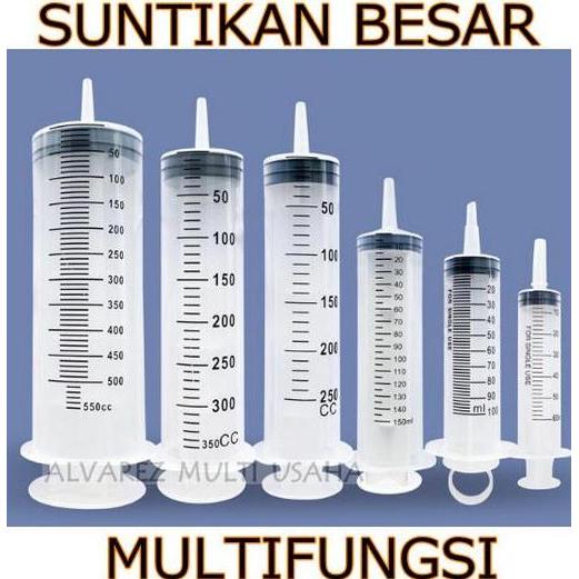 Baru Spuit Syringe 150 Ml/Cc Steril / Suntikan Besar