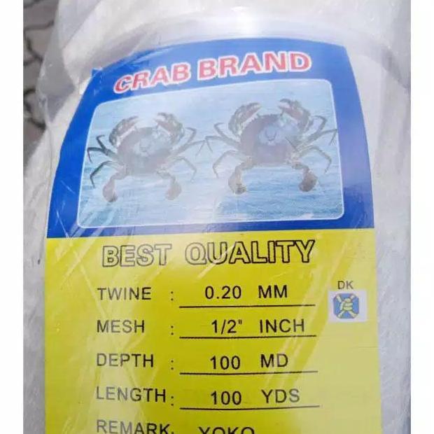 HARGA DISC - Jaring ikan lubang kecil halus bahan anco 1/2 inchi