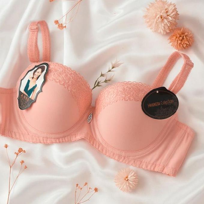 Bahanlembut- Bra Remaja Busa Tebal Kawat Push Up Beha Wanita Cantik Super Montok Kait Kancing 2 Bra 