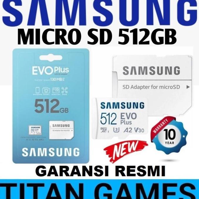 TERMURAH - Original Micro SD 512GB - Micro SD 512GB EVO Plus Samsung MicroSD 512