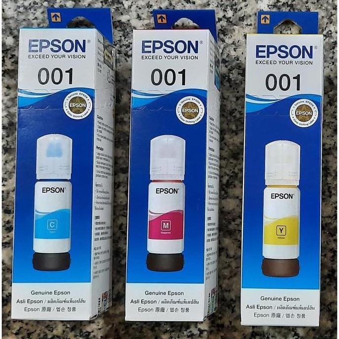 Solid- Tinta Epson 001 Color Tinta Epson L4150 L4160 L6160 L6170