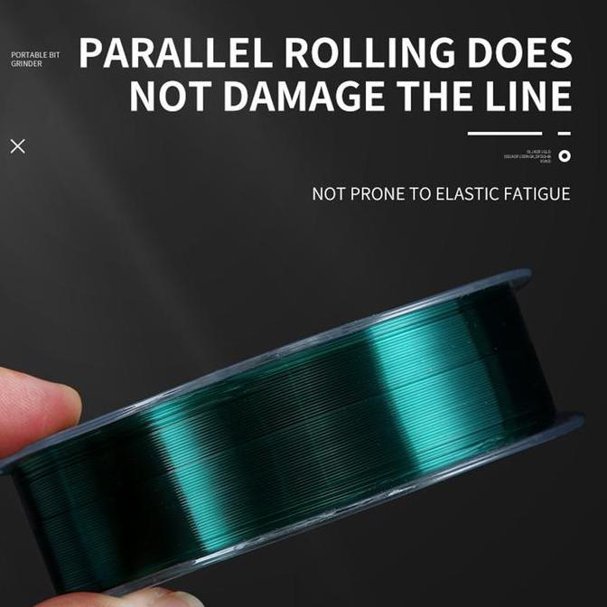 Codbisa- Bingolife Germany Fishing Line 200M Nilon Senar Set Peralatan Pancing Invisible Bahan Tahan