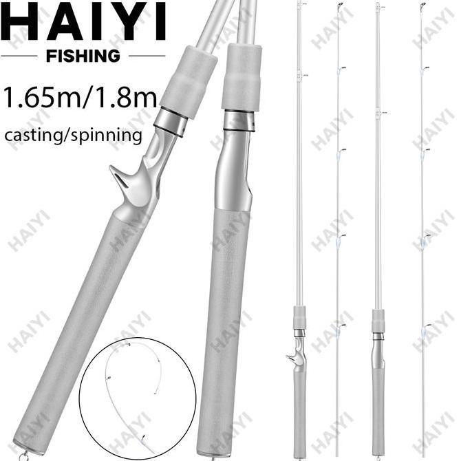 Codbisa- Joran Pancing Ultra Ringan 2 Ruas Bahan Karbon Ukuran L Ml Mh Fuji Ring Joran Pancing 1 Set