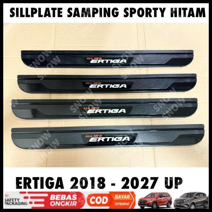 TERMURAH SILLPLATE SAMPING ALL NEW ERTIGA 2018 2021 2022 UP SPORTY HITAM 