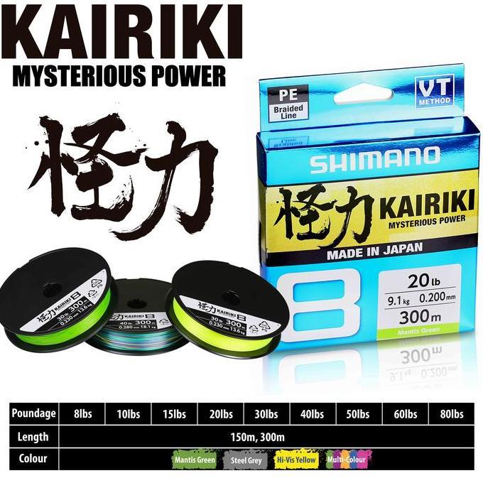 Senar Pe Shimano Kairiki 8