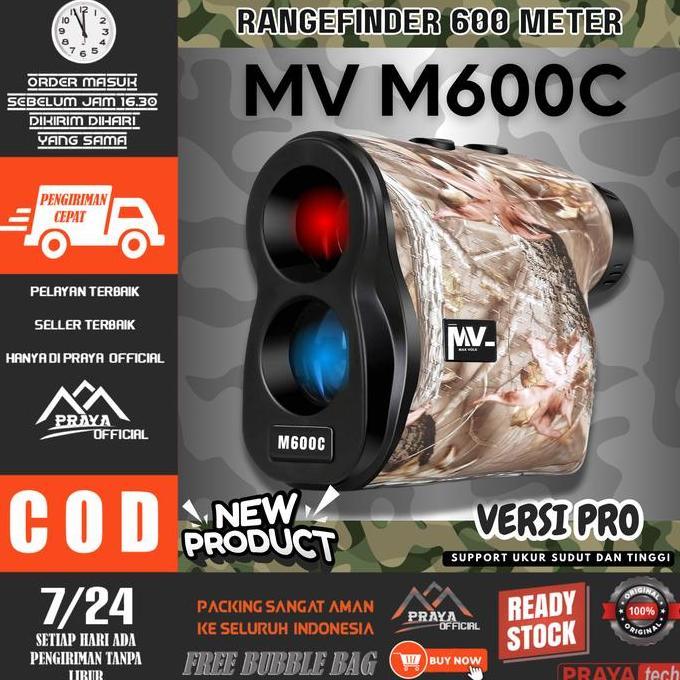 Prayatech Rangefinder Laser Teropong Ukur Jarak Range Finder Digital Kualitas Terbaik Harga Termurah