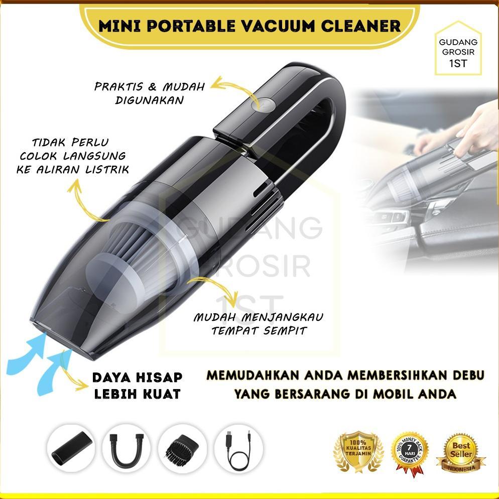 (NEW) - Penyedot Debu Mobil Portabel | Alat Penyedot Debu Portable | Mini Portable Vacuum Cleaner