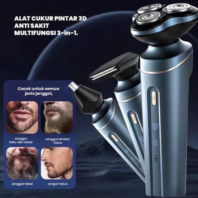 Gogogo- [Bisa Cod] Dorahomi Mesin Cukur  Jenggot Pencukur Kumis Bulu Kemaluan Hidung